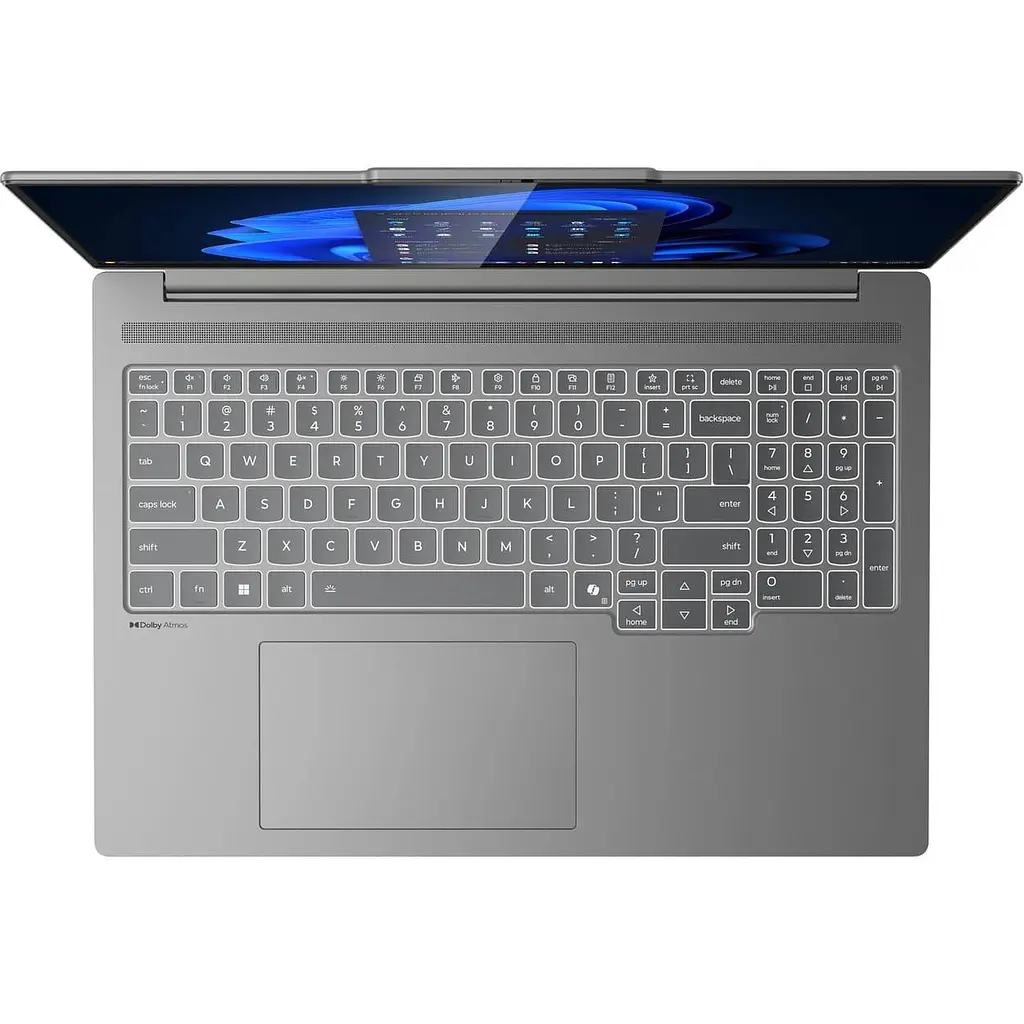 Ноутбук Lenovo 16 IdeaPad Pro 5 16AKP10 WQXGA+ OLED/Ryzen 5 AI 340/16GB/512SSD/RTX 5050 8GB/W11H/Gray (83JN000XUS) - фото 4