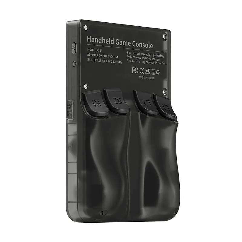 Портативная игровая консоль Kinhank K36 (R36S) Handheld 64GB (черная) + 16000 видеоигр - фото 7