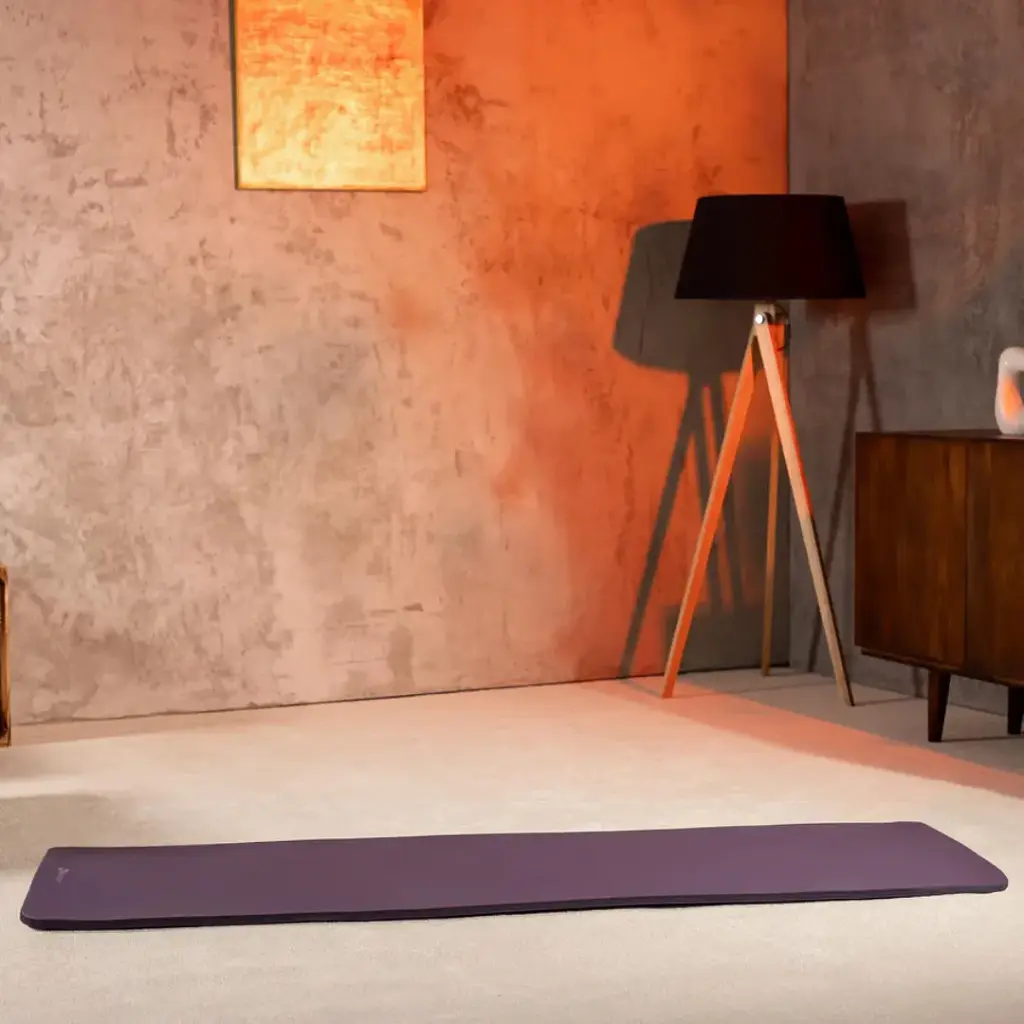 Коврик для йоги Hop-Sport HS-NB010GM NBR 1 см баклажанный - фото 9