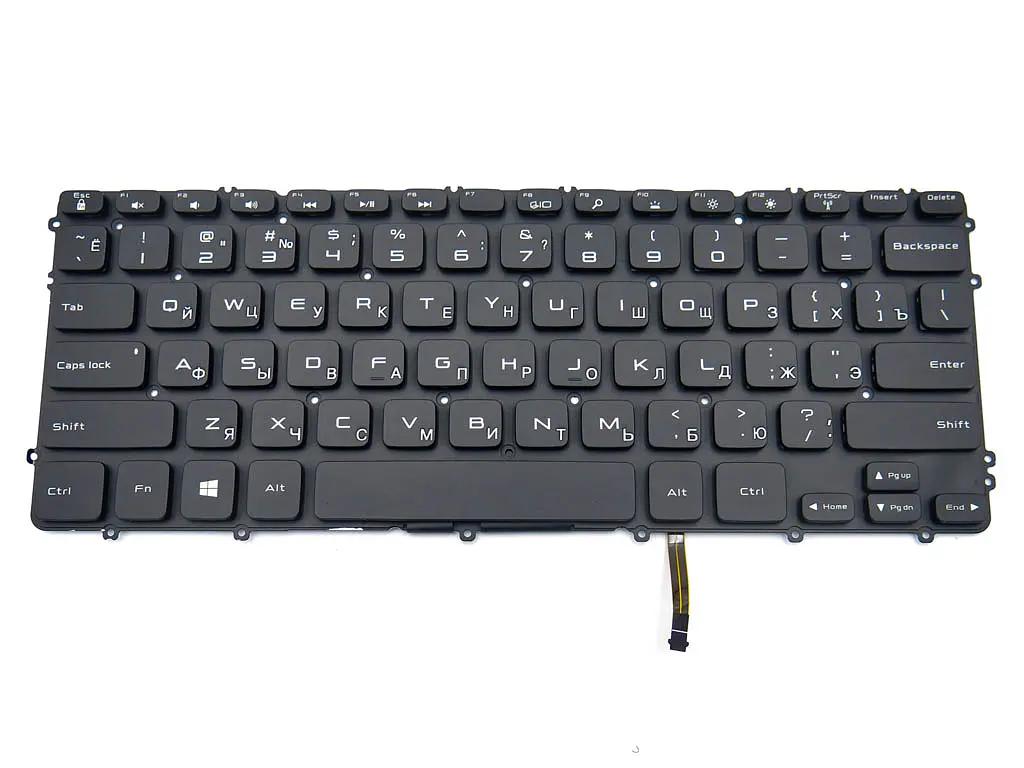 Клавіатура для DELL XPS 15 9530, PRECISION M3800 (UA Black з підсвічуванням). Оригінал. - фото 3