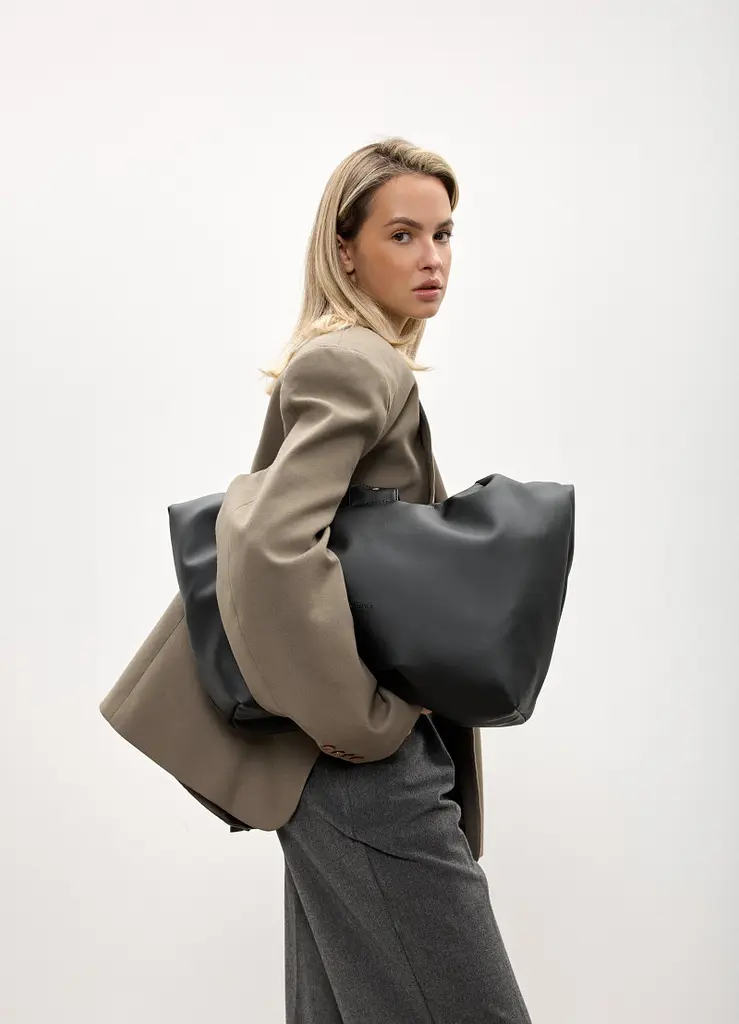 Сумка жіноча Sambag HOBO L чорний 34 х 37 х 16 см (53300001) - фото 9