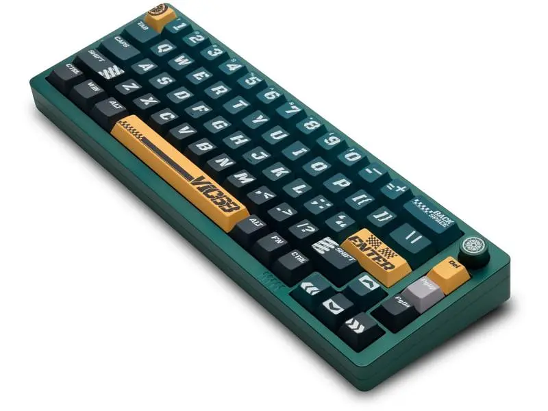 Клавіатура Thunderobot VIC68 TTC Ultra King Magnetic Parrot Green (6932066320188) - фото 5