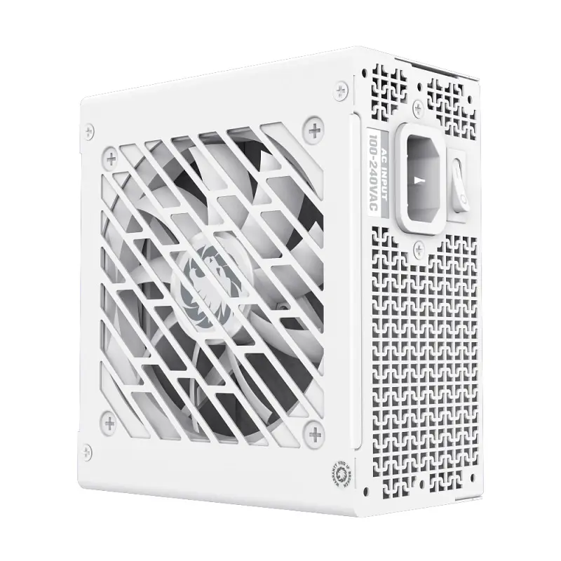 Блок питания GameMax 750 Вт GS-750G, белый, SFX, модульный, 80+ Gold, Active PFC, 9,2 см, 3xMolex / 4xSATA / 1x16-pin / 3x2+6-pin / 2x4+4-pin / 1x20+4-pin, защита OVP / UVP / OCP / OTP / OPP / SCP - фото 4