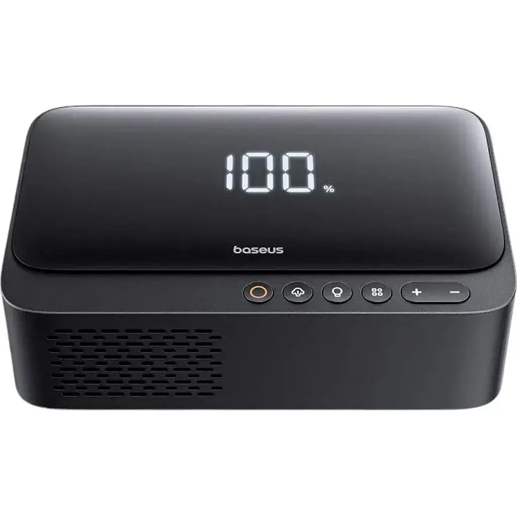 Пускозарядное устройство с компрессором Baseus Super Energy Series 4 в 1, 600A [C00245902111-00] - фото 2