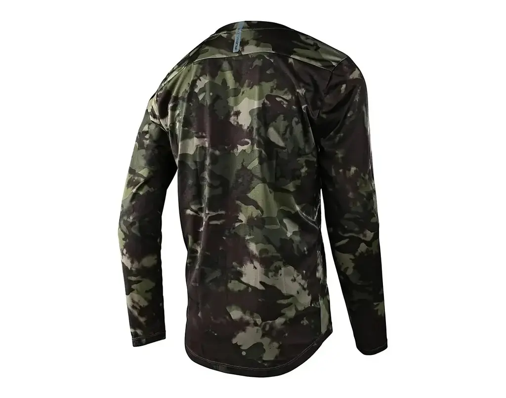 Велоджерси Troy Lee Designs Flowline LS Jersey Covert Army Green L (1106-346608014) - фото 2