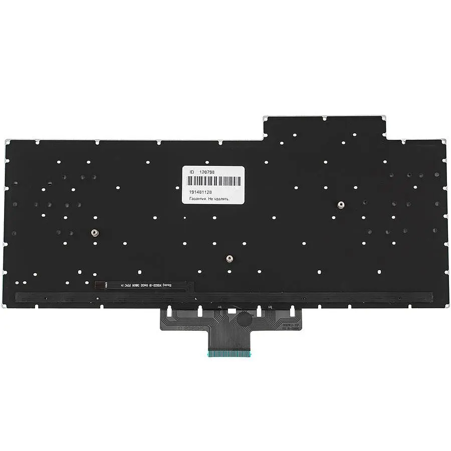 Клавіатура для ноутбука ASUS (GU603H series) rus чорний без фрейму підвіска клавіш (RGB) - фото 2