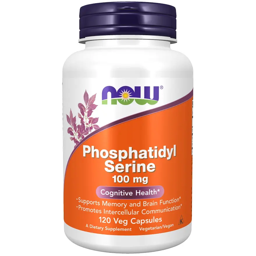 Амінокислота Phosphatidyl Serine 100 mg, 120 вегакапсул NOW fit0019158