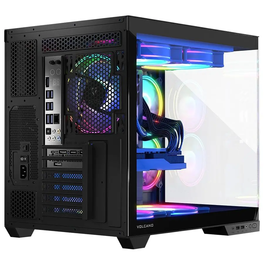 Корпус Modecom VOLCANO PANORAMA APEX ARGB 5F MIDI GREY без БЖ ATX (AT-PANORAMA-5F-ARGB-10-00) - фото 3
