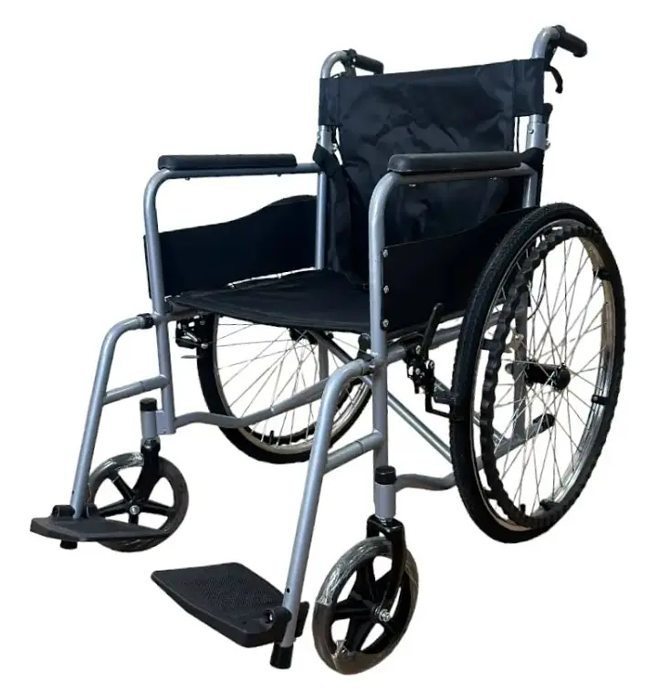 Инвалидная коляска с ручными тормозами Vera Medical для людей с ограниченными возможностями весом до 110 кг (VRM-040) - фото 5