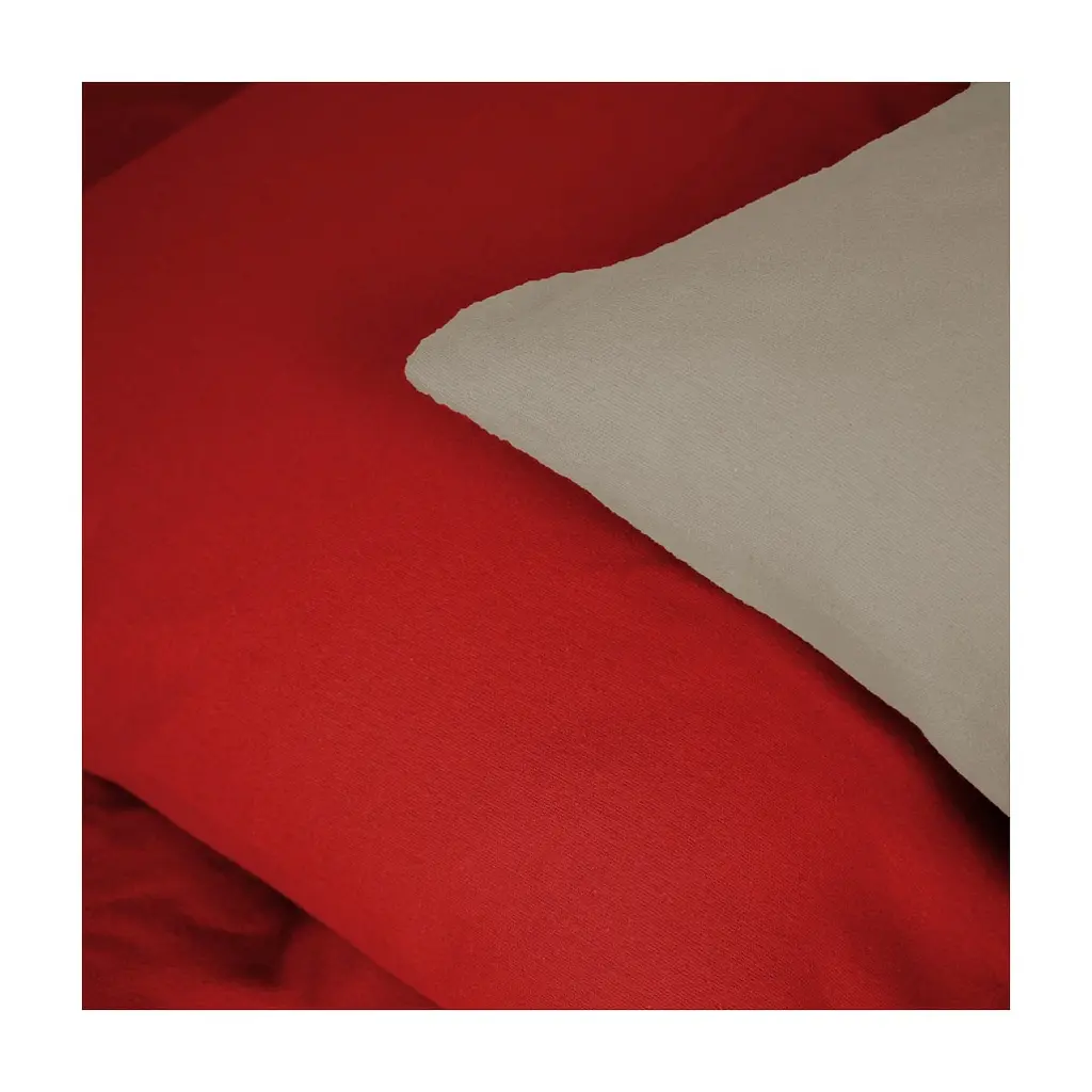 Постільна білизна MirSon 004-009 Cappuchino/Red Фланель 2 x 160 x 220 Сімейний Євро (2200009658983) - фото 4
