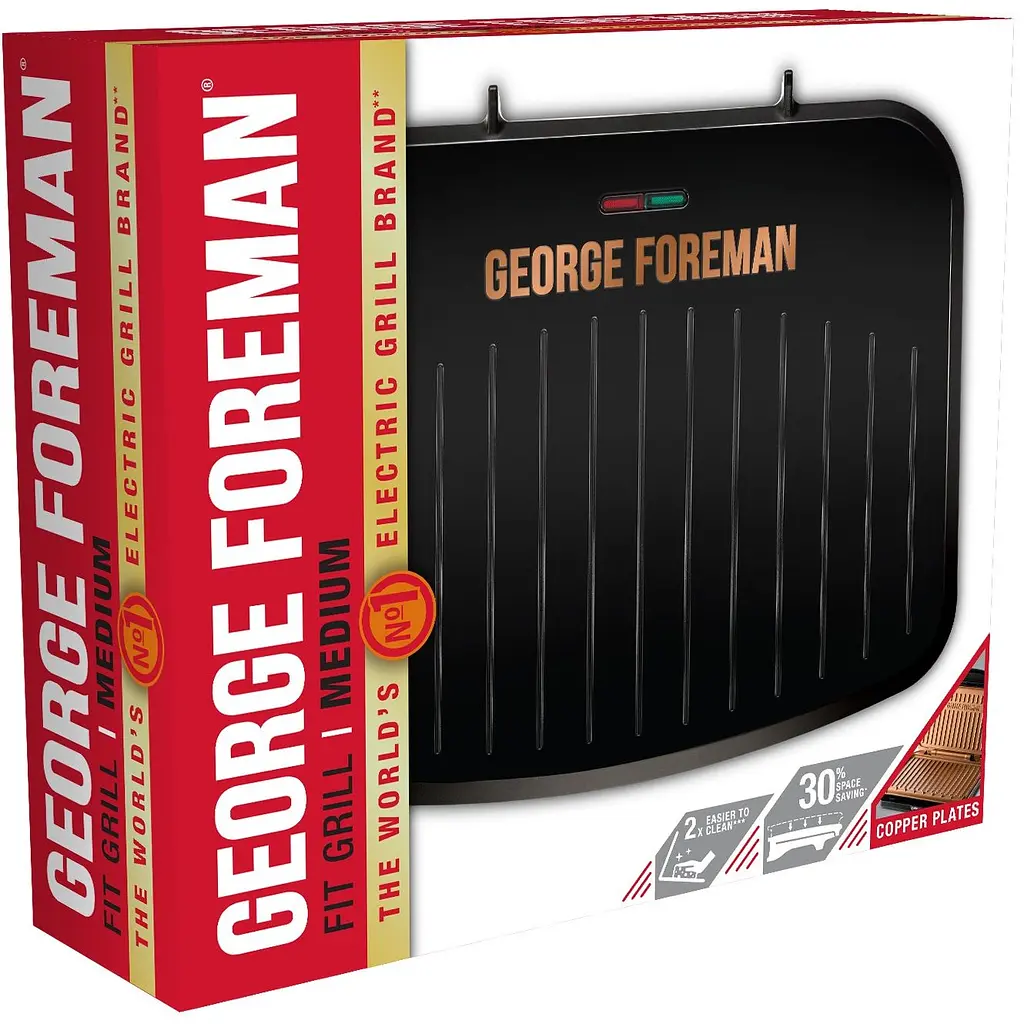 Гриль Russell Hobbs George Foreman 25811-56 Fit Grill Copper Medium (23884036002) - фото 3