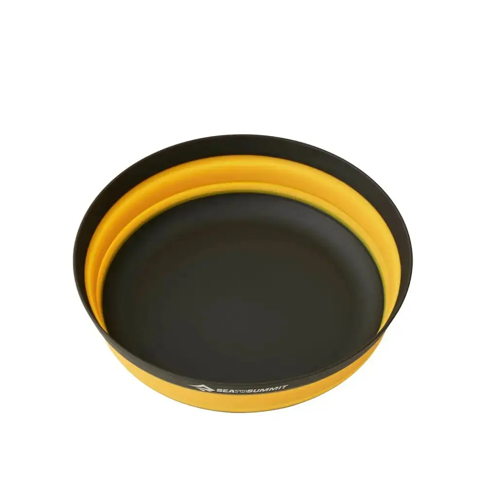 Набір посуду Sea to Summit Frontier UL Collapsible Dinnerware Set (2 миски + 1 чашка) Чорний-Жовтий - фото 3
