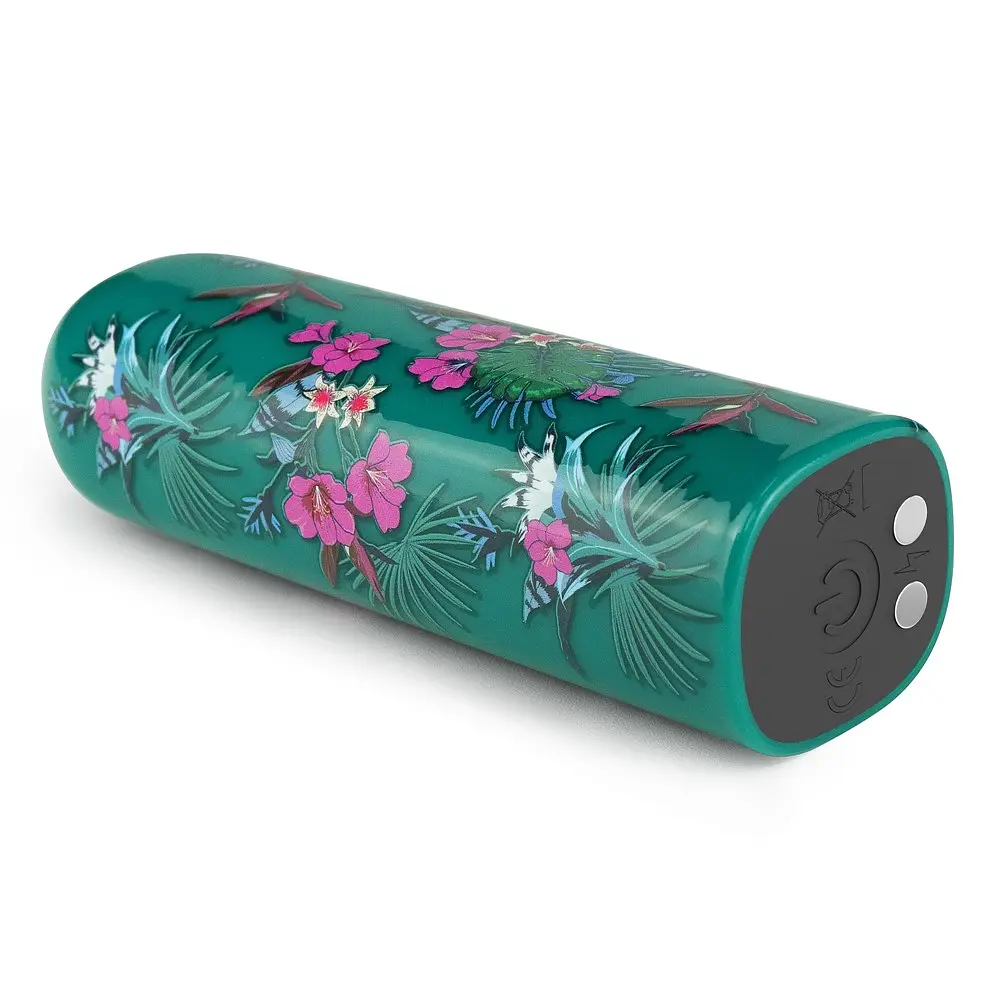 Вібратор для клітора Lovetoy Antheia Massager 8.5 см зелений - фото 3