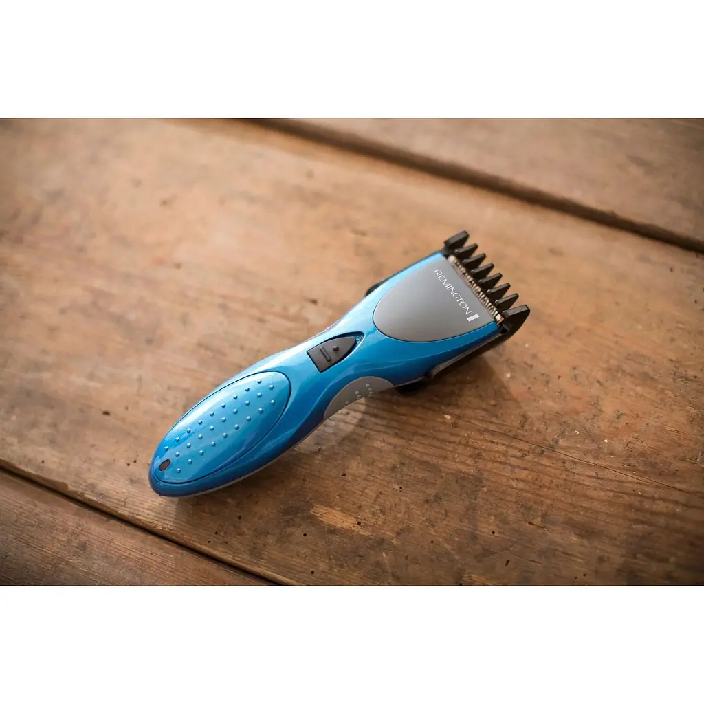 Машинка для стрижки Remington Titianium HC335 синяя - фото 7