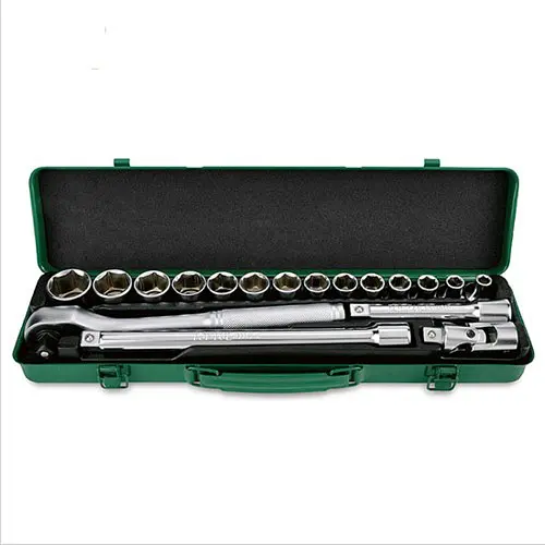 Комплект головок з тріскачкою 1/2" 18од. Toptul hoz0007868 - фото 2