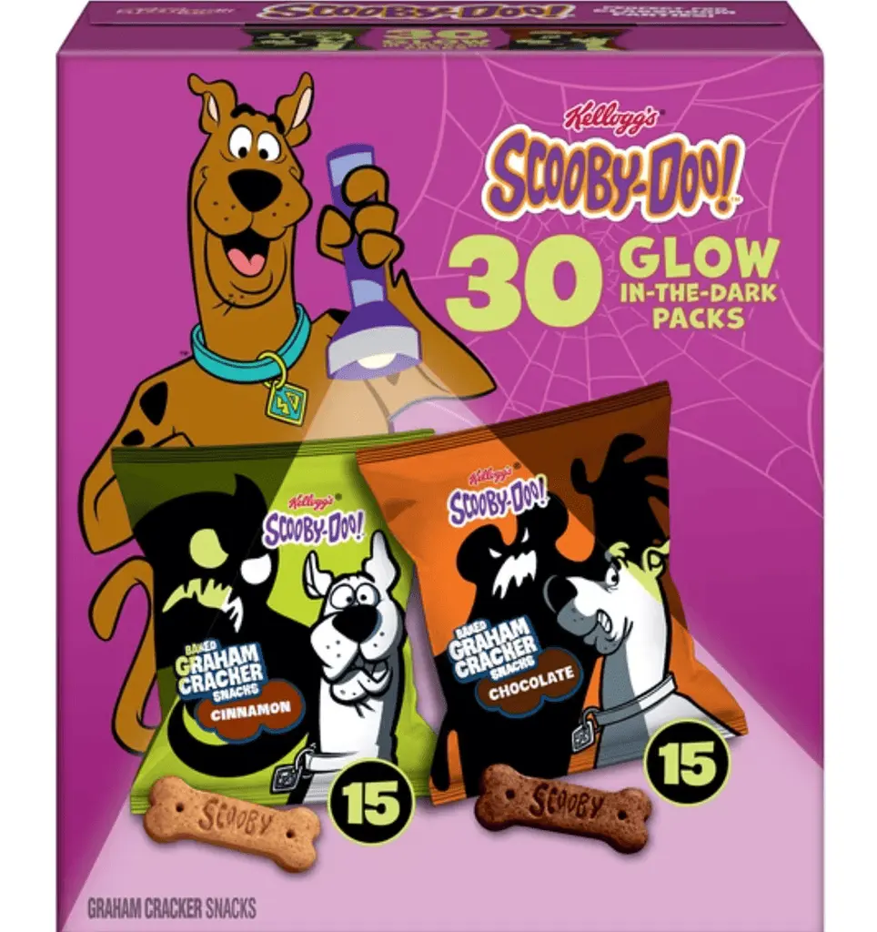 Печиво Kellogg's SCOOBY-DOO! Variety Pack Halloween 30шт, 840г