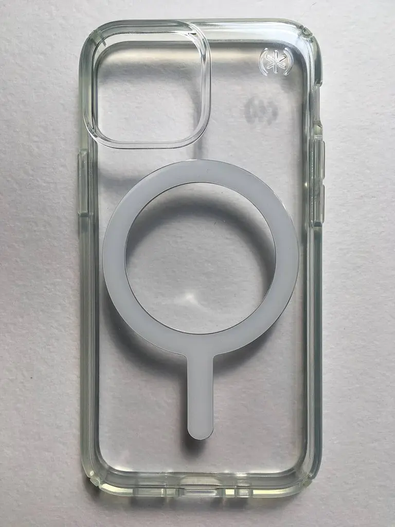 Чохол прозорий протиударний Speck Presidio Clear MagSafe для iPhone 13 Mini/12 Mini (5.4") - фото 3