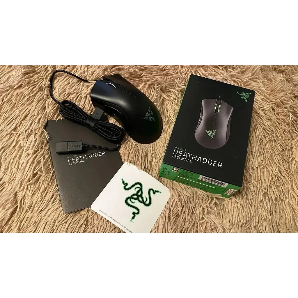 Мишка ігрова провідна Razer Death Adder Essential (RZ01-02540100-R3M1) 6400 dpi чорна - фото 8