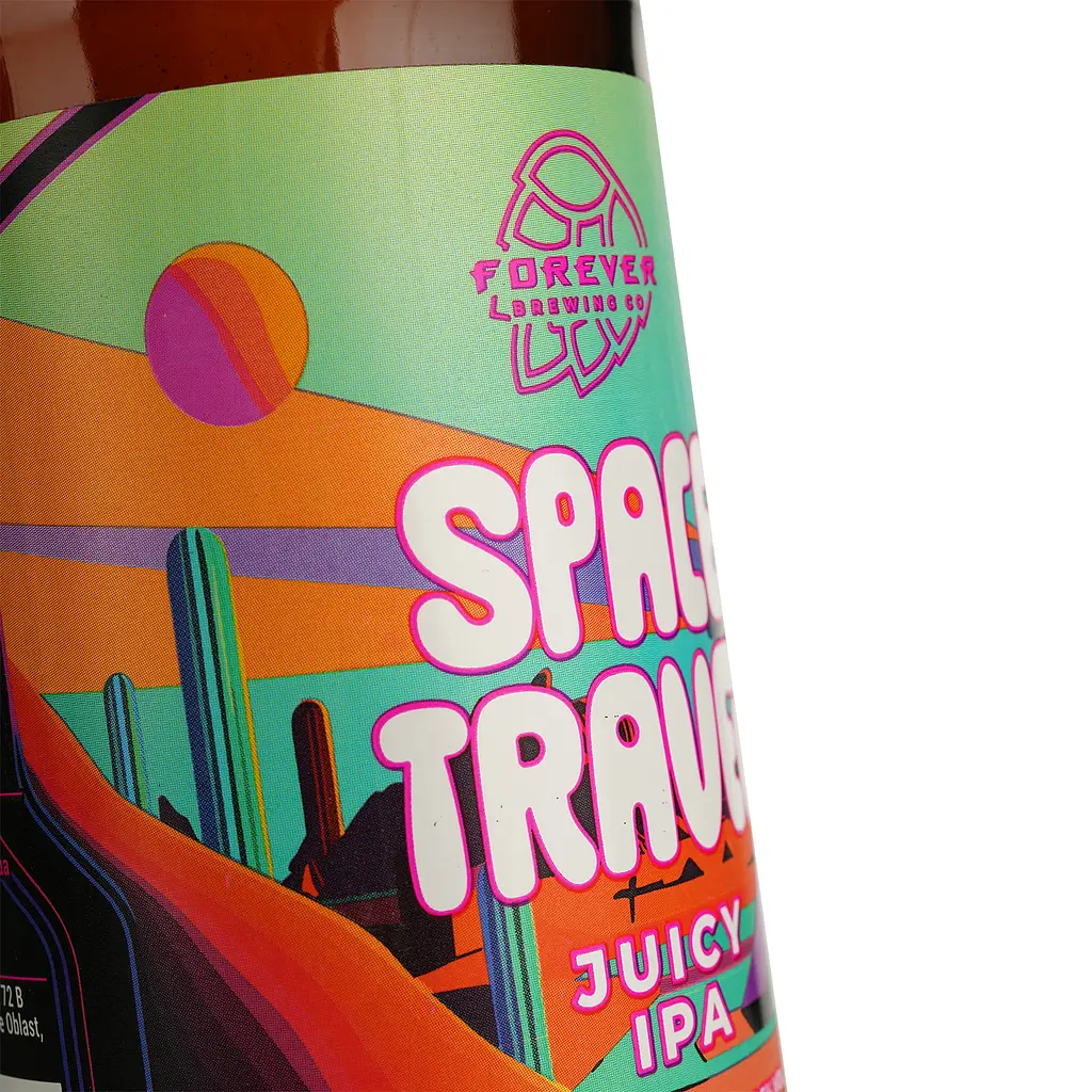 Пиво Forever Space Travel Juicy IPA светлое нефильтрованное 0.5 л - фото 3