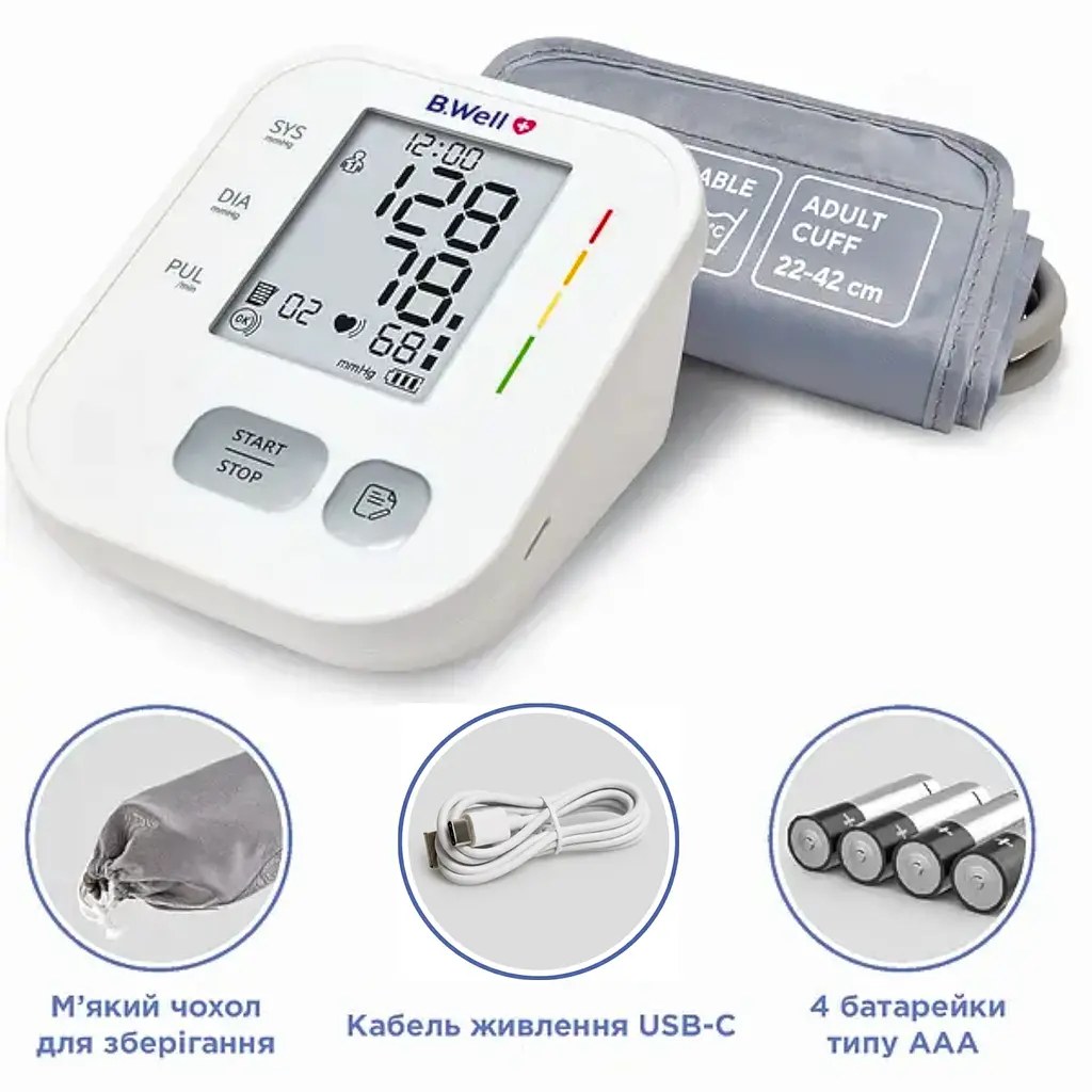 Автоматичний тонометр B.Well PRO-25 (PRO-25-2863) - фото 9