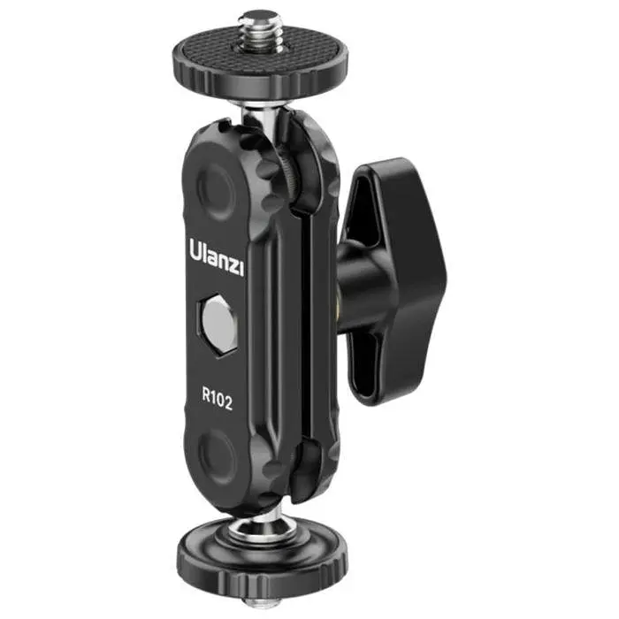 Шарнірний кріплення Ulanzi R102 Dual 1/4 Grip UV-3058 R102 Black - фото 3