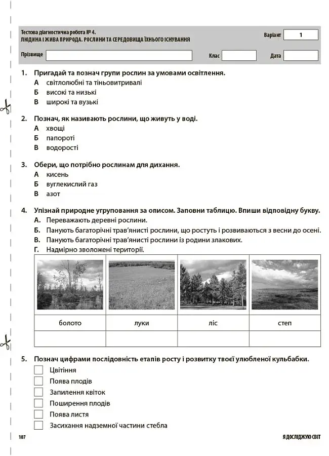 Оцінювання. Усі діагностичні роботи. 3 клас - фото 6