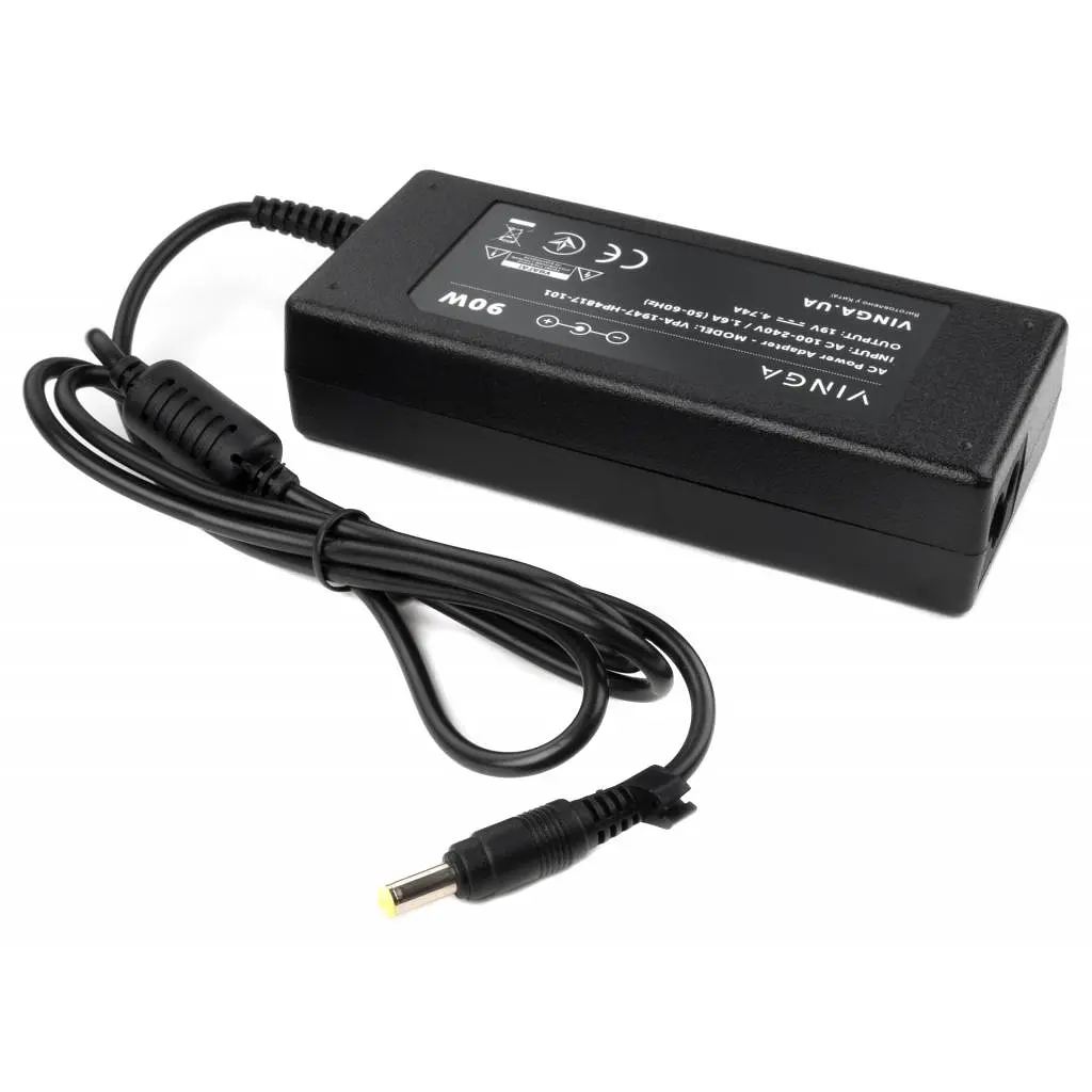 Блок живлення до ноутбуку Vinga HP 90W 19V 4.74A 4.8x1.7 (VPA-1947-HP4817-101) - фото 2