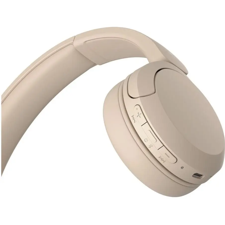 Навушники бездротові Sony WHCH520 Bluetooth Beige - фото 5