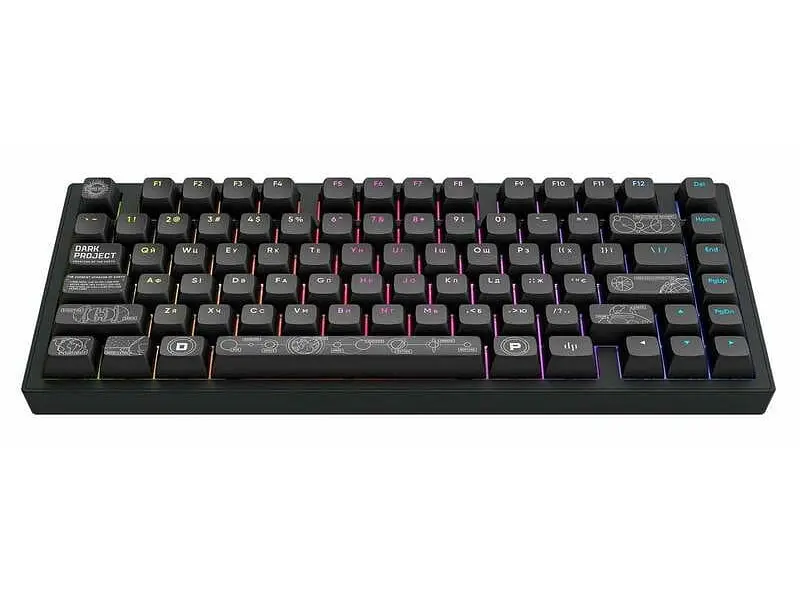 Клавіатура Dark Project ALU81 Terra Nova ENG/UA Black (DPKB_NOVA_81_ANSI_BLACK_UA) - фото 2
