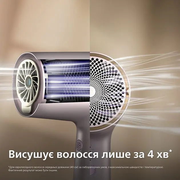 Фен Philips 7000 series фиолетовый (BHD723/10) - фото 9