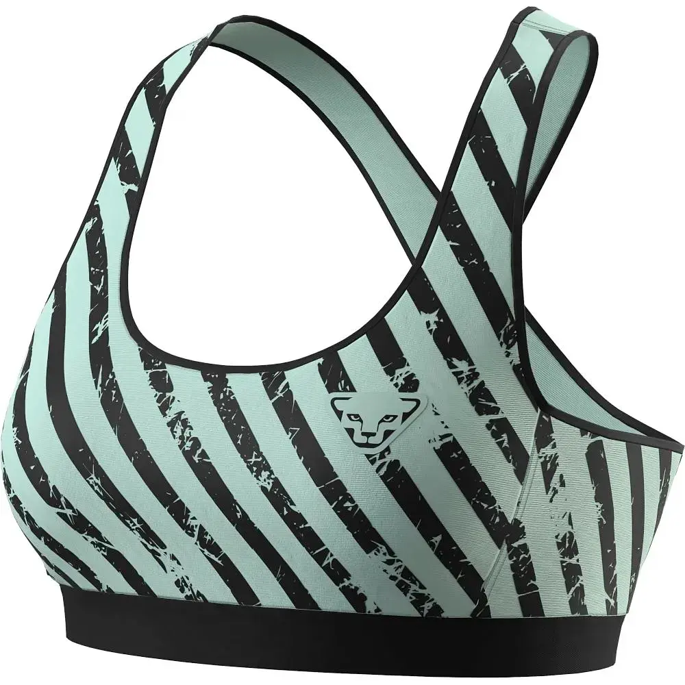 Топ жіночий Dynafit Alpine Graphic W Bra L Чорний-Зелений - фото 3