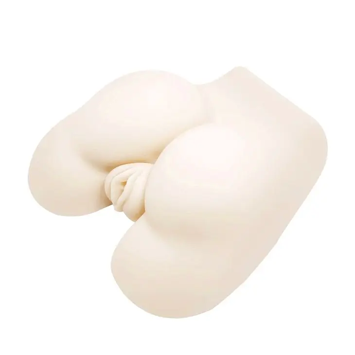 Мастурбатор Baile Pussy Anal Double Tunnels Vibrat. Eggs з вібрацією, 19 см (тілесний) - фото 4