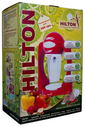 Блендер Hilton SMS 8131 Smoothie червоний - фото 3
