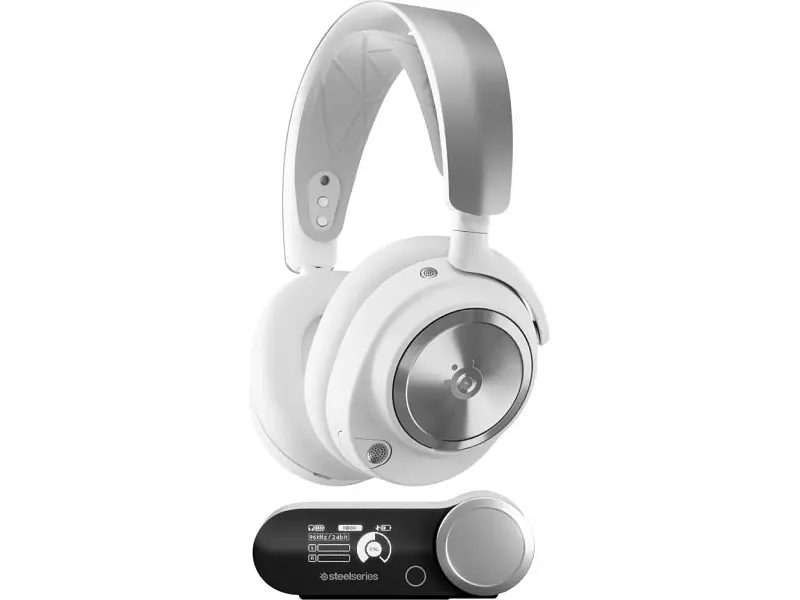 Навушники з мікрофоном SteelSeries Arctis Nova Pro Wireless X White (61525) - фото 2