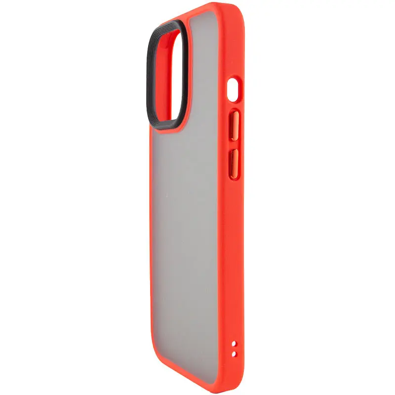 TPU+PC чохол Metal Buttons для Apple iPhone 13 Pro (6.1") Червоний / Red - фото 2