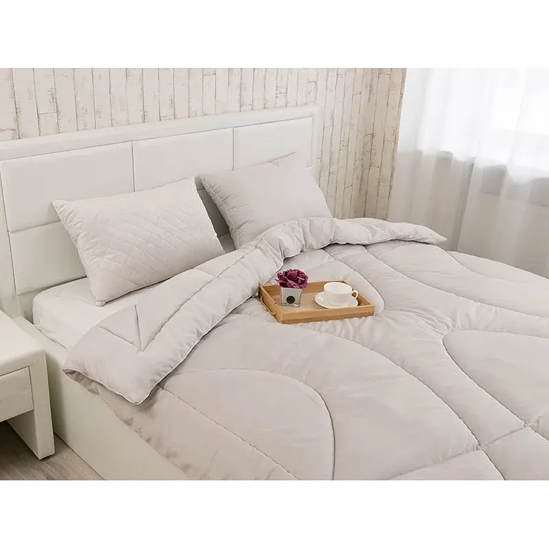 Двокамерна подушка Руно Soft Pearl 50х70 см сріблястий - фото 9