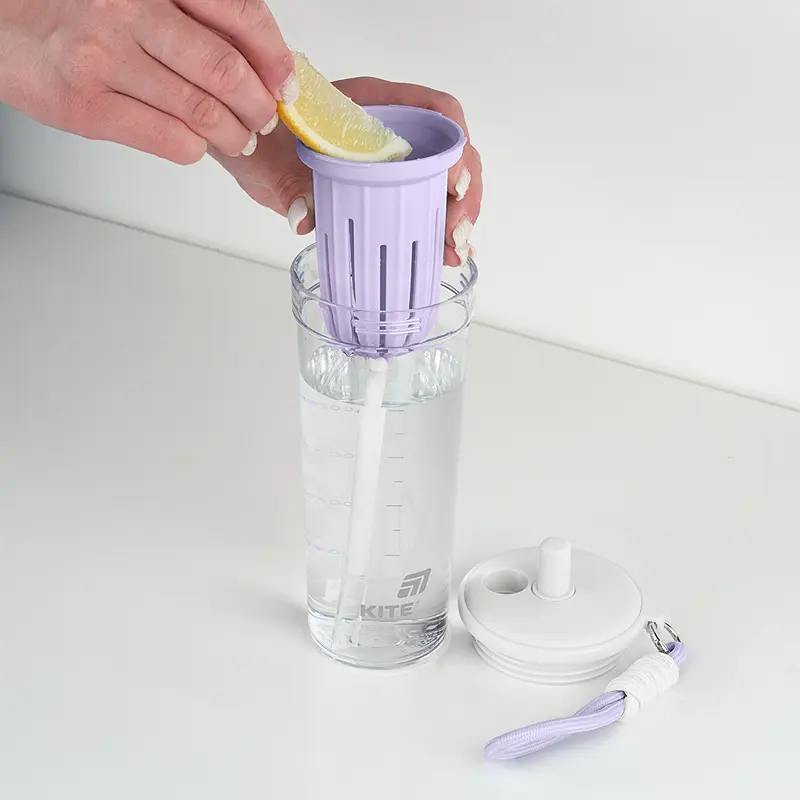 Стакан для воды Kite бело-лиловый 650 мл (K25-1219-2) - фото 6