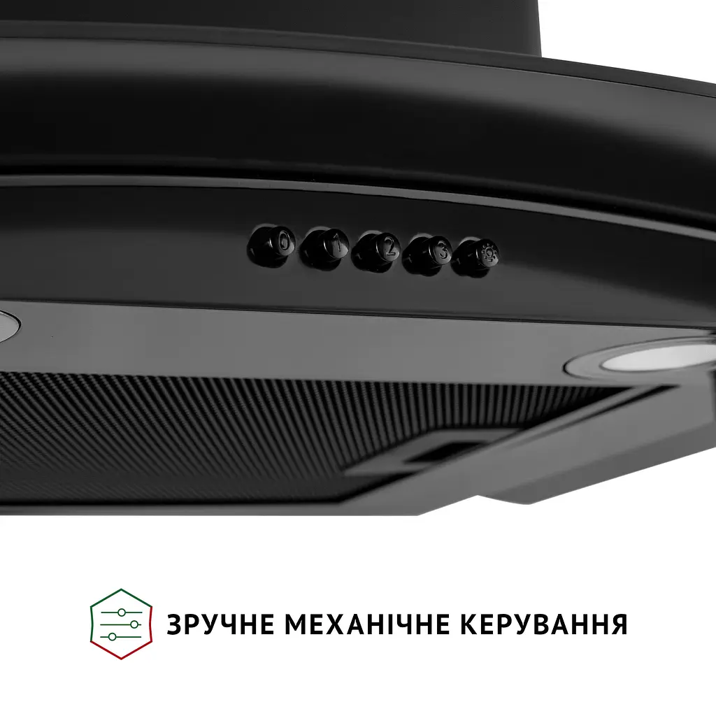 Витяжка декоративна зі склом PERFELLI GRASSI 6HMB NERO - фото 6