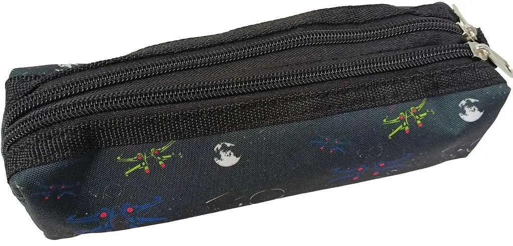 Пенал шкільний Expertiz Zweikammer-etui 20x5.5x5 см поліестер чорний - фото 4