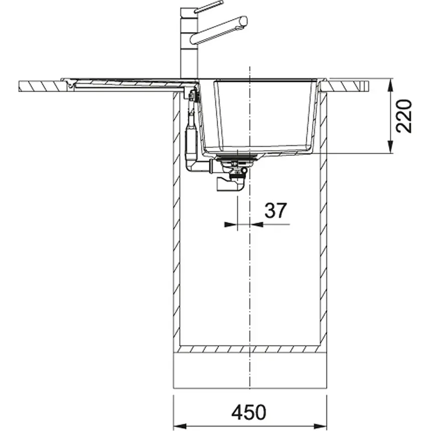 Кухонная мойка Franke Urban UBG 611-78 (114.0701.806) гранитная - врезная - Чёрный матовый - коландер - фото 3
