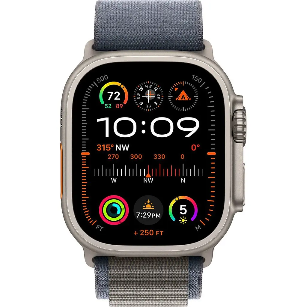 Смарт-годинник Apple Watch Ultra 2 49mm Titanium Case with Blue Alpine Loop Large [MREQ3] [92638] - фото 2