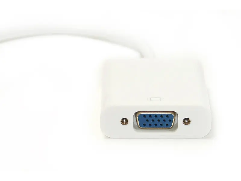 Адаптер PowerPlant Mini DisplayPort - VGA, 0.15m (KD00AS1281) - фото 2