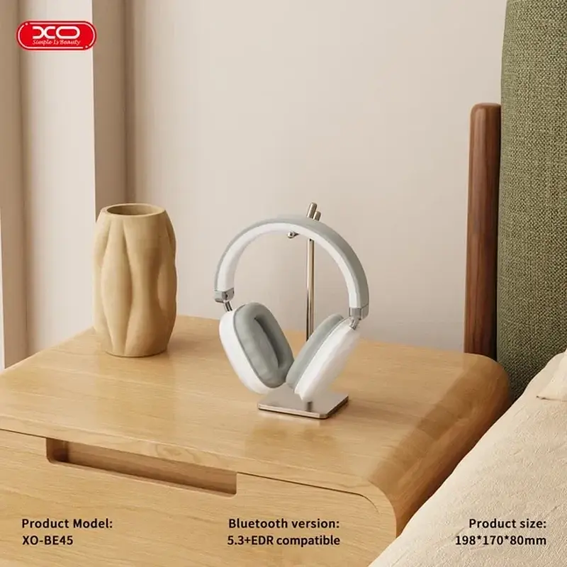 Bluetooth навушники XO BE45 Silver - фото 3