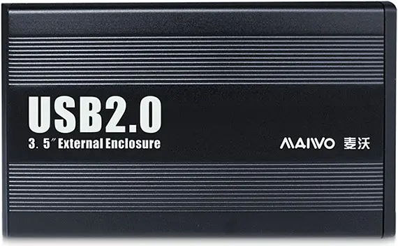 Кишеня зовнішня 3.5" Maiwo K3502-U2S USB 2.0 black - фото 5