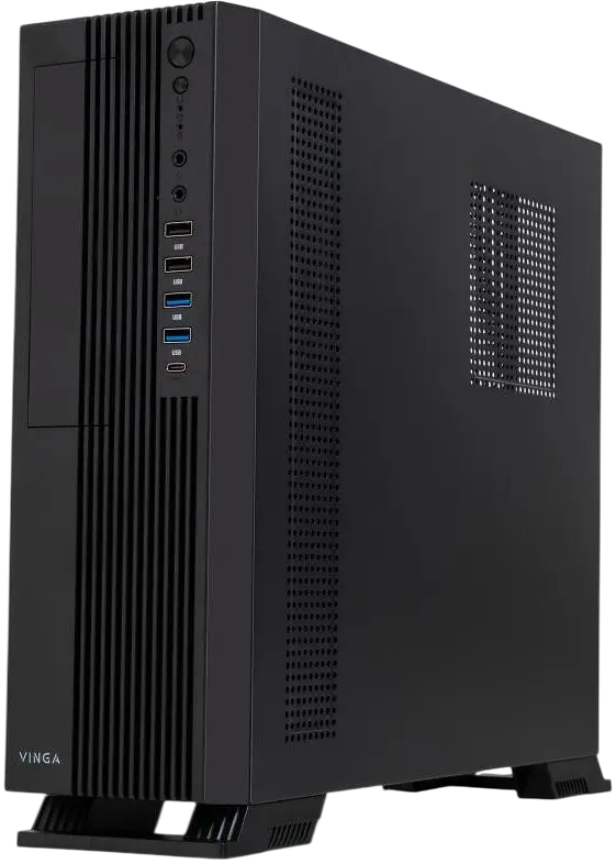 Корпус Vinga CS321B 400W Black - фото 6