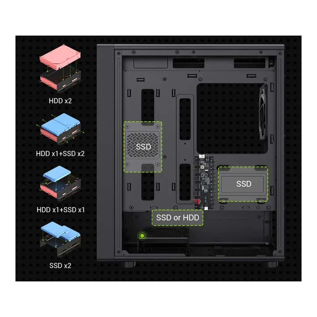 Корпус для ПК Gamemax AERIS 330 MB - фото 11