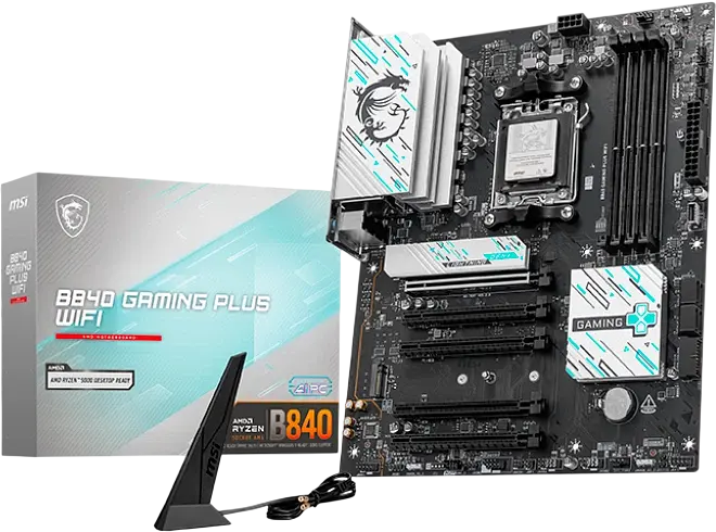 Материнська плата MSI B840 Gaming Plus Wi-Fi Socket AM5 (B840 GAMING PLUS WIFI) Б/В - фото 4
