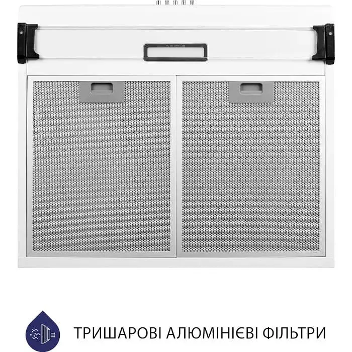 Вытяжка плоская Minola HPL 615 WH - фото 6