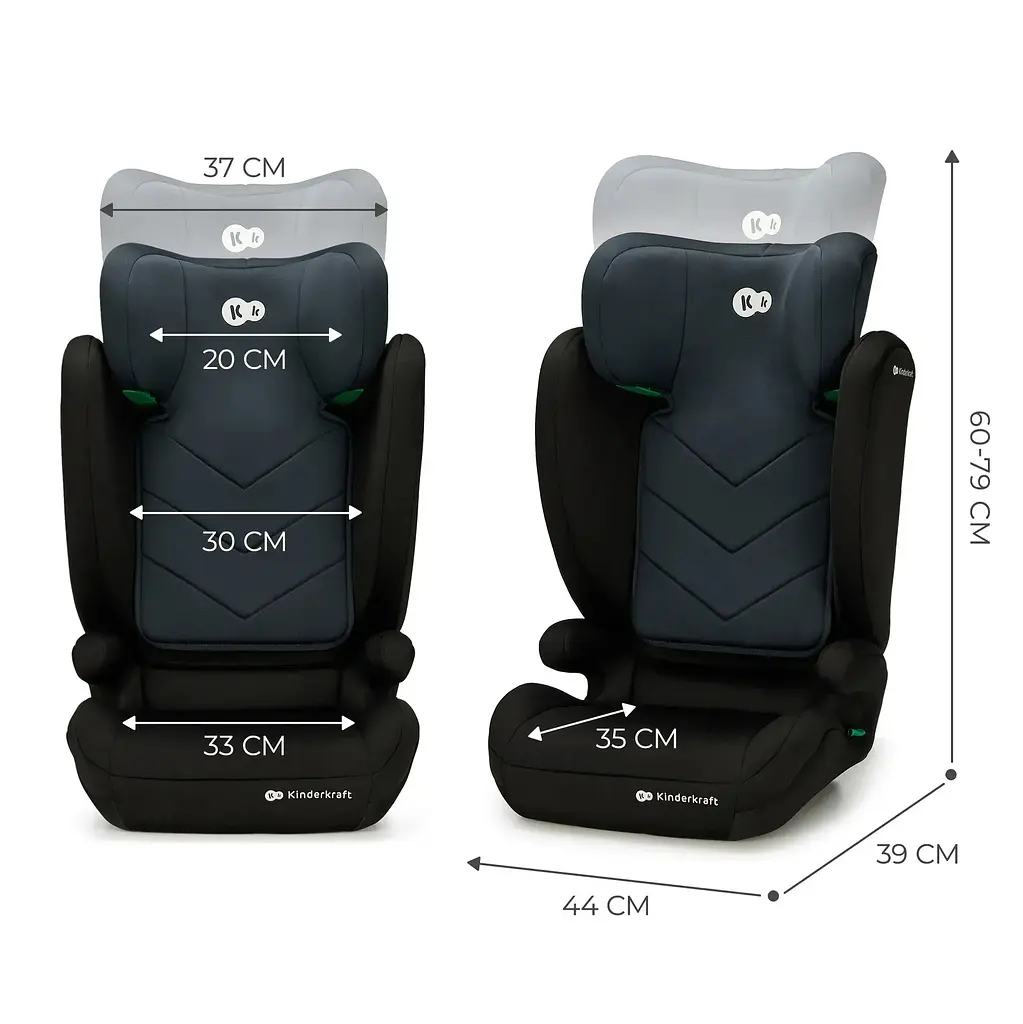 Автокресло Kinderkraft i-Spark Black (KCISPA00BLK0000) - фото 8