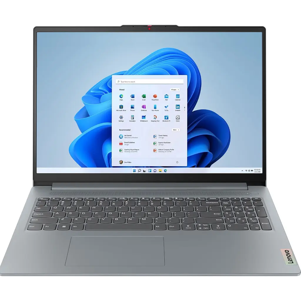 Ноутбук Lenovo IdeaPad Slim 3 15ABR8, IPS, 7 7730U (8-core), 16GB DDR4, 512GB, Без ОС - фото 11